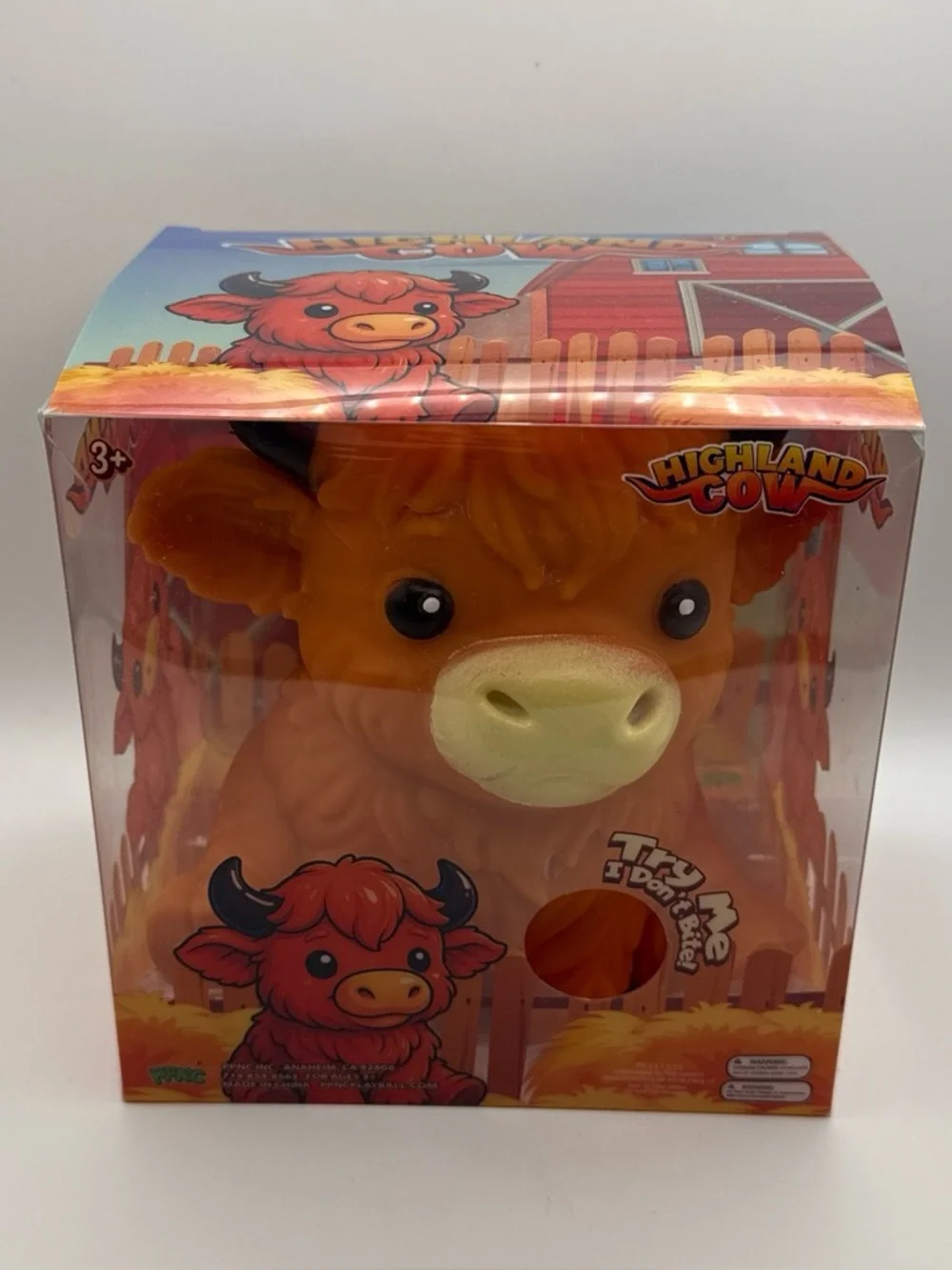 Squeezable Plush Toy - Orange